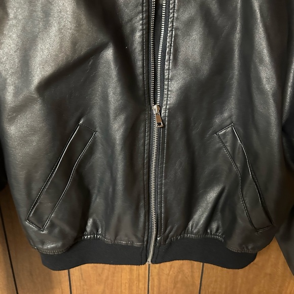 No Boundaries Black Bomber Jacket - Picture 3 of 6